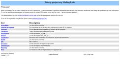 Desktop Screenshot of lists.qt-project.org